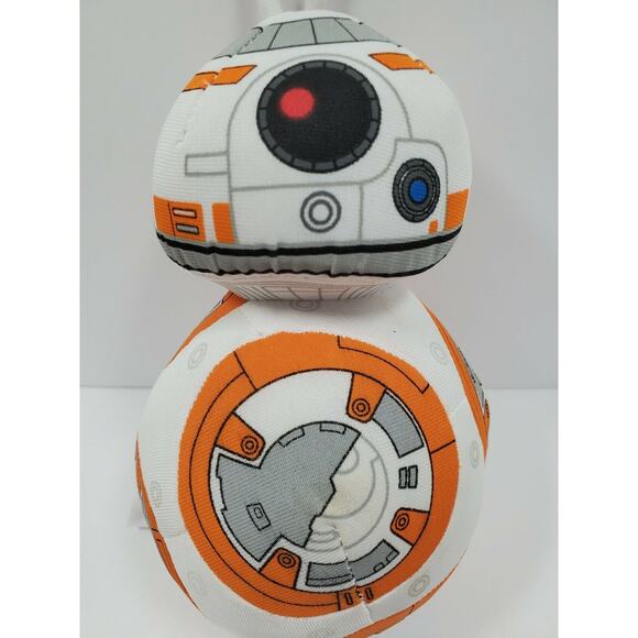 Stuffed Star Wars Plush Toy 9" Talking BB8 Doll BB-8 Original Movie Sounds! - Picture 2 of 4